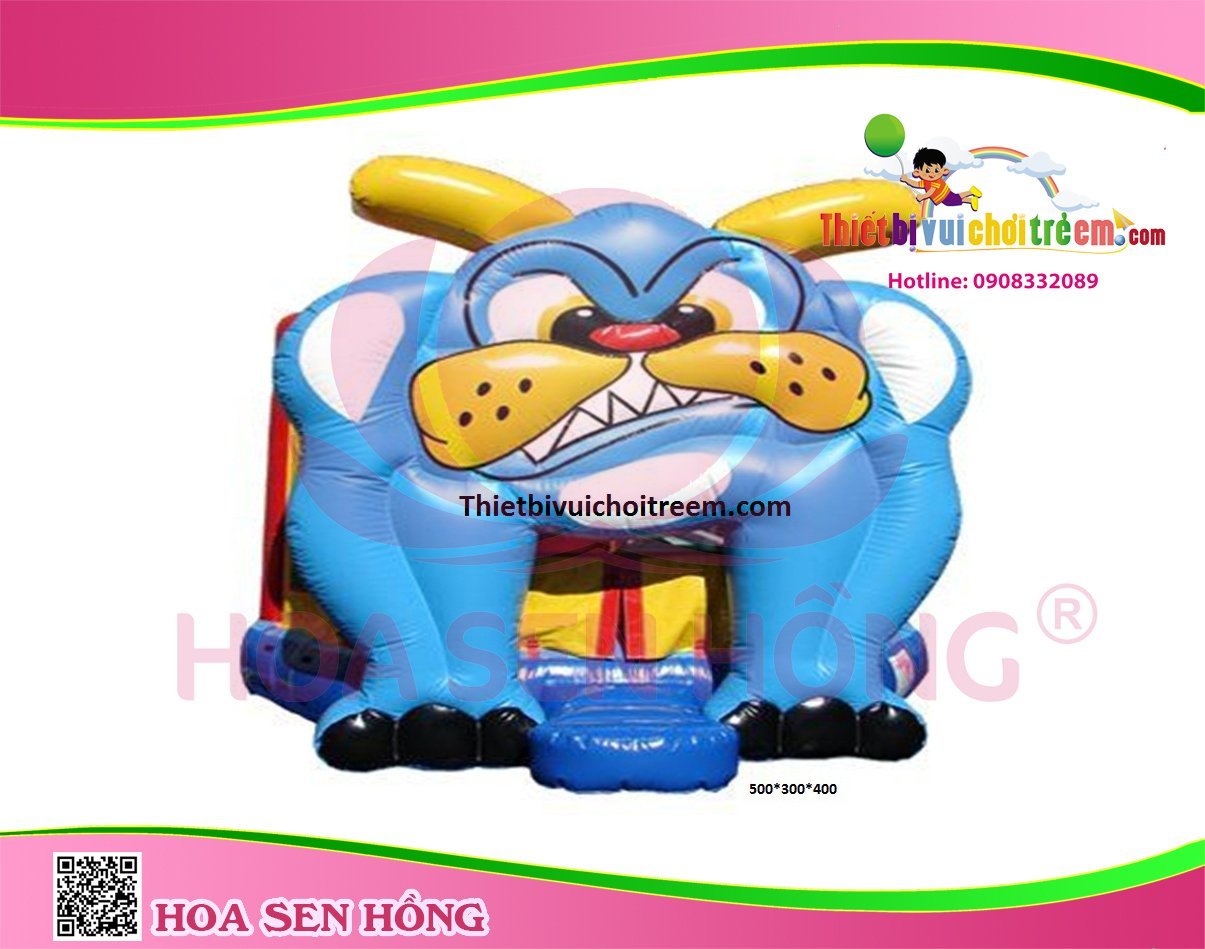 Nhà hơi – nhà phao IB-054-11 cho sự kiện, khu vui chơi, resort – Hoa Sen Hồng