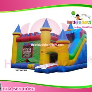 Nhà hơi – nhà phao IB-054-13 cho sự kiện, khu vui chơi, resort – Hoa Sen Hồng