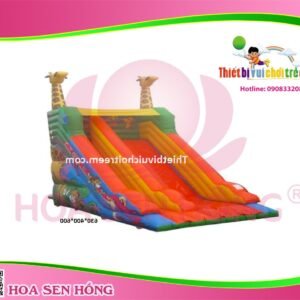 Nhà hơi – nhà phao IB-054-14 cho sự kiện, khu vui chơi, resort – Hoa Sen Hồng