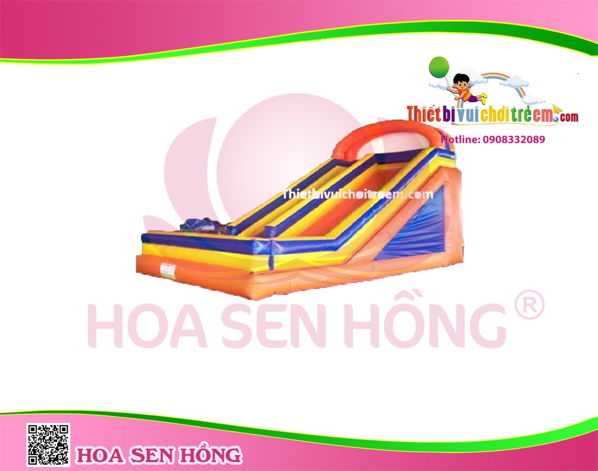 Nhà hơi – nhà phao IB-054-17 cho sự kiện, khu vui chơi, resort – Hoa Sen Hồng