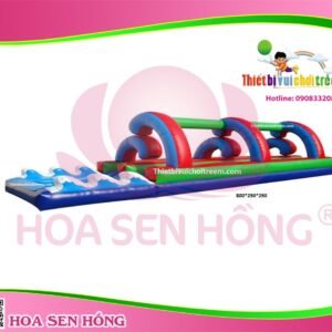 Nhà hơi – nhà phao IB-054-21 cho sự kiện, khu vui chơi, resort – Hoa Sen Hồng