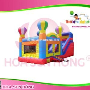 Nhà hơi – nhà phao IB-054-27 cho sự kiện, khu vui chơi, resort – Hoa Sen Hồng