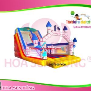 Nhà hơi – nhà phao IB-054-29 cho sự kiện, khu vui chơi, resort – Hoa Sen Hồng