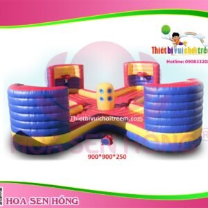 Nhà hơi – nhà phao IB-054-30 cho sự kiện, khu vui chơi, resort – Hoa Sen Hồng