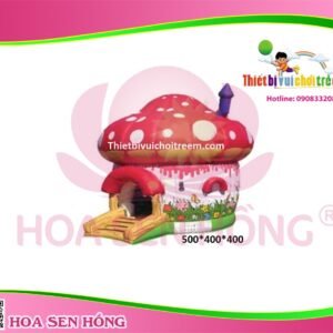 Nhà hơi – nhà phao IB-054-32 cho sự kiện, khu vui chơi, resort – Hoa Sen Hồng