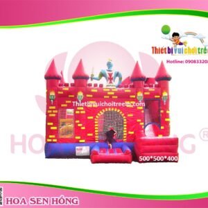 Nhà hơi – nhà phao IB-054-33 cho sự kiện, khu vui chơi, resort – Hoa Sen Hồng