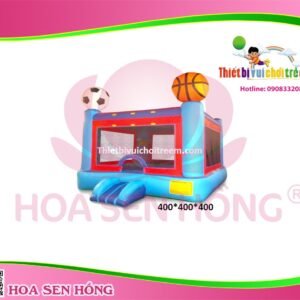 Nhà hơi – nhà phao IB-054-34 cho sự kiện, khu vui chơi, resort – Hoa Sen Hồng