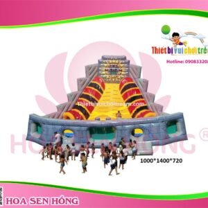 Nhà hơi – nhà phao IB-054-37 cho sự kiện, khu vui chơi, resort – Hoa Sen Hồng
