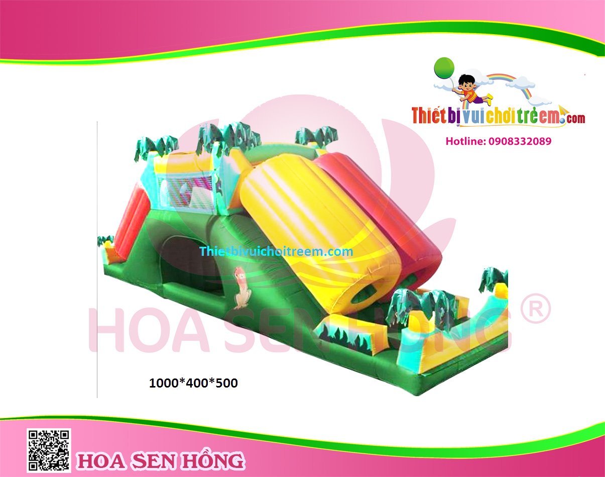 Nhà hơi – nhà phao IB-054-39 cho sự kiện, khu vui chơi, resort – Hoa Sen Hồng