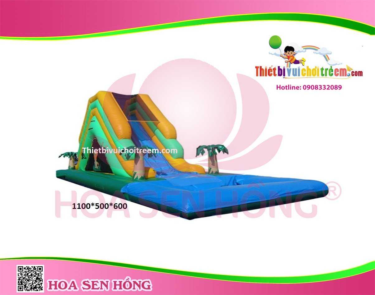 Nhà hơi – nhà phao IB-054-42 cho sự kiện, khu vui chơi, resort – Hoa Sen Hồng