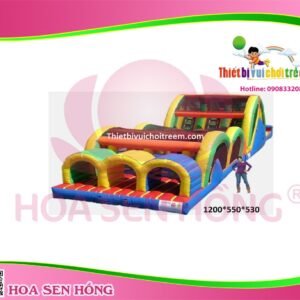 Nhà hơi – nhà phao IB-054-43 cho sự kiện, khu vui chơi, resort – Hoa Sen Hồng