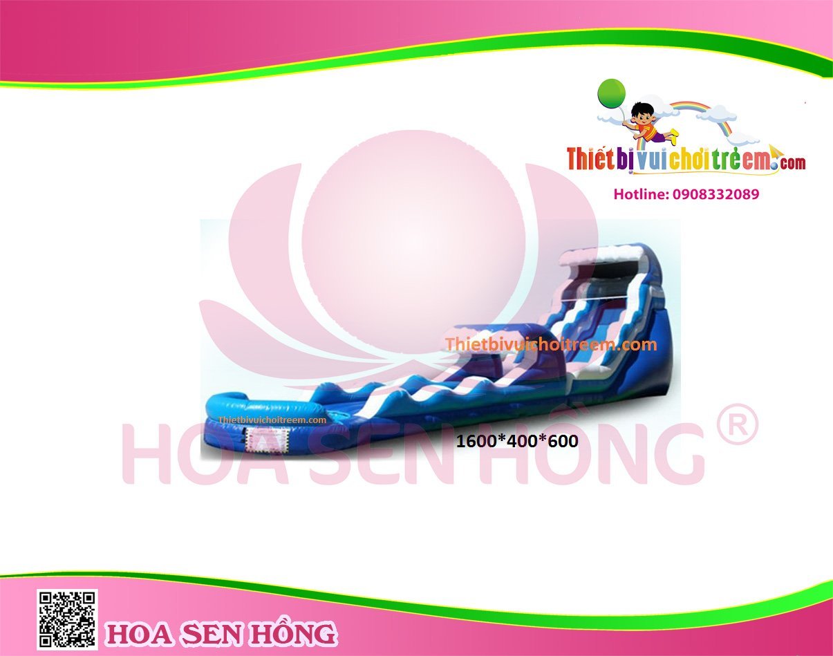 Nhà hơi – nhà phao IB-054-48 cho sự kiện, khu vui chơi, resort – Hoa Sen Hồng