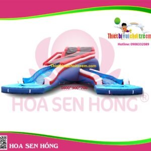 Nhà hơi – nhà phao IB-054-50 cho sự kiện, khu vui chơi, resort – Hoa Sen Hồng