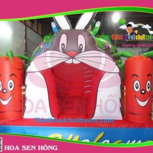 Nhà hơi – nhà phao IB-054-57 cho sự kiện, khu vui chơi, resort – Hoa Sen Hồng