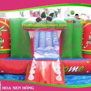 Nhà hơi – nhà phao IB-054-62 cho sự kiện, khu vui chơi, resort – Hoa Sen Hồng