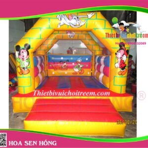 Nhà hơi – nhà phao IB-054-64 cho sự kiện, khu vui chơi, resort – Hoa Sen Hồng