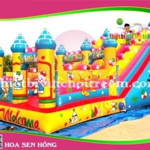 Nhà hơi – nhà phao IB-054-80 cho sự kiện, khu vui chơi, resort – Hoa Sen Hồng
