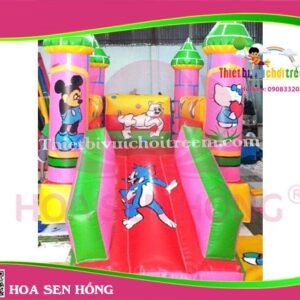 Nhà hơi – nhà phao IB-054-85 cho sự kiện, khu vui chơi, resort – Hoa Sen Hồng