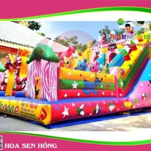 Nhà hơi – nhà phao IB-054-89 cho sự kiện, khu vui chơi, resort – Hoa Sen Hồng