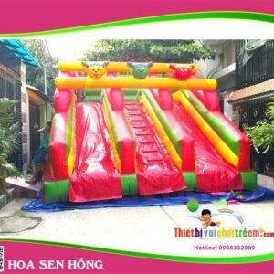 Nhà hơi – nhà phao IB-054-96 cho sự kiện, khu vui chơi, resort – Hoa Sen Hồng