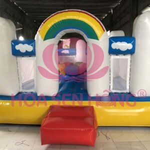 Nhà hơi – nhà phao IB-54-10 cho sự kiện, khu vui chơi, resort – Hoa Sen Hồng