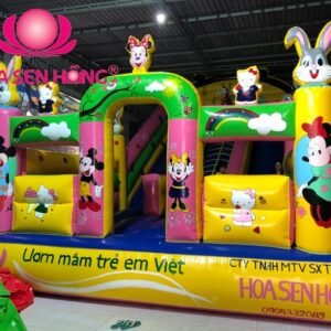 Nhà hơi – nhà phao IB-54-12 cho sự kiện, khu vui chơi, resort – Hoa Sen Hồng