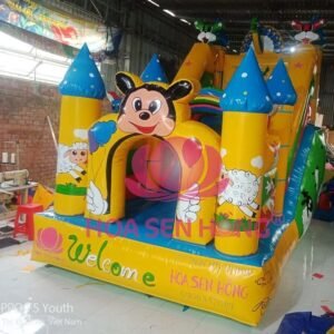 Nhà hơi – nhà phao IB-54-16 cho sự kiện, khu vui chơi, resort – Hoa Sen Hồng
