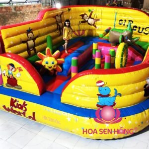 Nhà hơi – nhà phao IB-54-21 cho sự kiện, khu vui chơi, resort – Hoa Sen Hồng