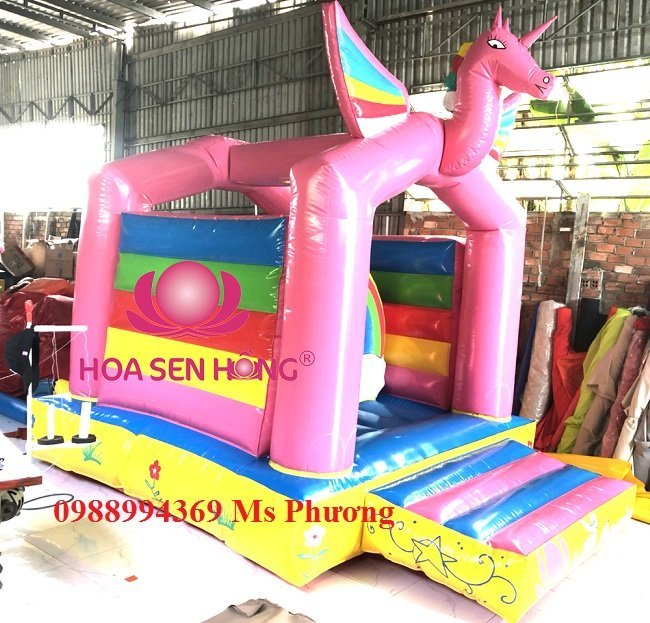 Nhà hơi – nhà phao IB-54-27 cho sự kiện, khu vui chơi, resort – Hoa Sen Hồng