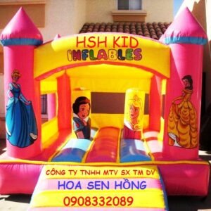 Nhà hơi – nhà phao IB-54-31 cho sự kiện, khu vui chơi, resort – Hoa Sen Hồng