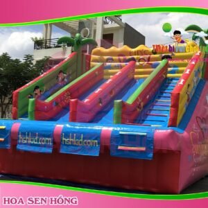 Nhà hơi – nhà phao IB-54-37 cho sự kiện, khu vui chơi, resort – Hoa Sen Hồng