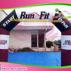Cổng hơi IG-54-01 cho sự kiện, khu vui chơi, resort – Hoa Sen Hồng