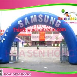 Cổng hơi IG-54-05 cho sự kiện, khu vui chơi, resort – Hoa Sen Hồng