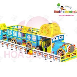 Khu liên hoàn trong nhà IN-055-14 cho khu vui chơi trong nhà trung tâm thương mại, nhà hàng, trường mầm non – Hoa Sen Hồng