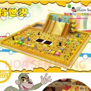 Khu liên hoàn trong nhà IN-055-16 cho khu vui chơi trong nhà trung tâm thương mại, nhà hàng, trường mầm non – Hoa Sen Hồng