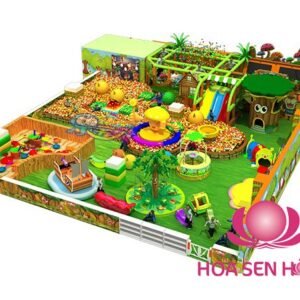 Khu liên hoàn trong nhà IN-52-1 cho khu vui chơi trong nhà trung tâm thương mại, nhà hàng, trường mầm non – Hoa Sen Hồng