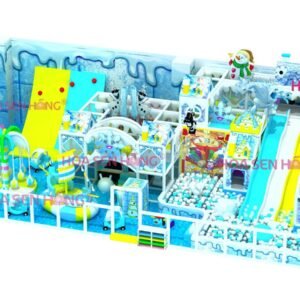 Khu liên hoàn trong nhà IN-52-37 cho khu vui chơi trong nhà trung tâm thương mại, nhà hàng, trường mầm non – Hoa Sen Hồng