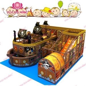 Khu liên hoàn trong nhà IN-052-14 cho khu vui chơi trong nhà trung tâm thương mại, nhà hàng, trường mầm non – Hoa Sen Hồng