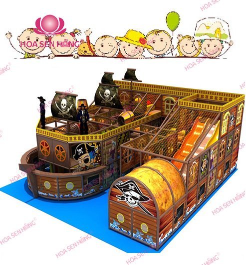 Khu liên hoàn trong nhà tàu cướp biển mẫu HSH-LH06 – Hoa Sen Hồng