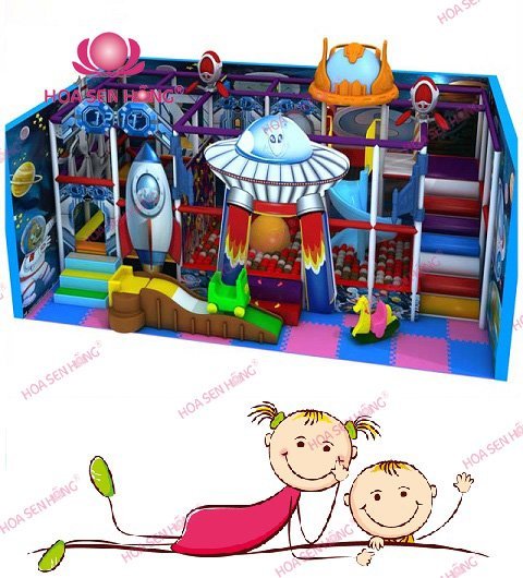Khu liên hoàn trong nhà chủ đề vũ trụ mẫu HSH-LH04 – Hoa Sen Hồng