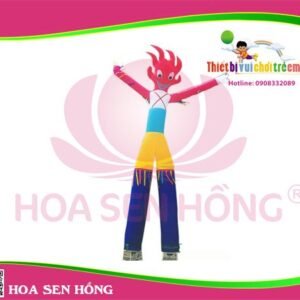 Rối hơi IP-054-01 cho sự kiện, khu vui chơi, resort – Hoa Sen Hồng
