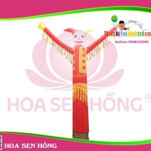 Rối hơi IP-054-02 cho sự kiện, khu vui chơi, resort – Hoa Sen Hồng