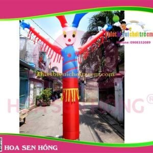 Rối hơi IP-054-03 cho sự kiện, khu vui chơi, resort – Hoa Sen Hồng