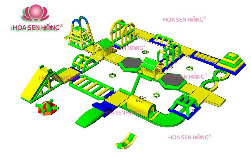 Công viên nước hơi IP-54-1 cho sự kiện, khu vui chơi, resort – Hoa Sen Hồng