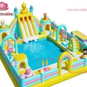 Công viên nước hơi IP-54-3 cho sự kiện, khu vui chơi, resort – Hoa Sen Hồng