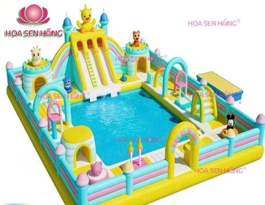Công viên nước hơi IP-54-3 cho sự kiện, khu vui chơi, resort – Hoa Sen Hồng