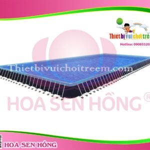 Hồ bơi hơi IS-059-03 cho sự kiện, khu vui chơi, resort – Hoa Sen Hồng