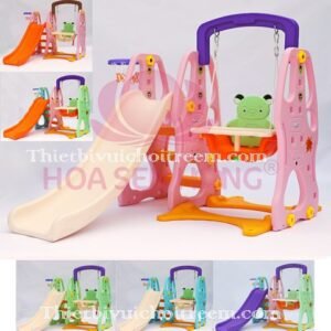 Đồ chơi trong nhà PT-026-04 cho khu vui chơi trong nhà trung tâm thương mại, nhà hàng, trường mầm non – Hoa Sen Hồng
