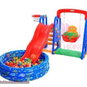 Đồ chơi trong nhà PT-026-09 cho khu vui chơi trong nhà trung tâm thương mại, nhà hàng, trường mầm non – Hoa Sen Hồng