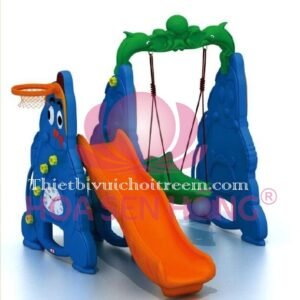 Đồ chơi trong nhà PT-026-11 cho khu vui chơi trong nhà trung tâm thương mại, nhà hàng, trường mầm non – Hoa Sen Hồng